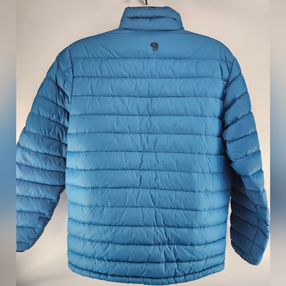 Mountain Hardwear Mens Deloro Down Jacket Teal Blue  Large - Picture 4 of 13